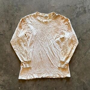 Vintage essential white long sleeve Thermal